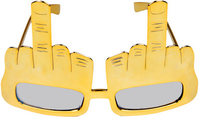 

Funcart Gold Middlefinger