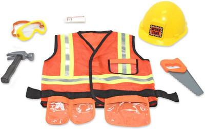 

Melissa & Doug Construction Worker Role Play Costume Set