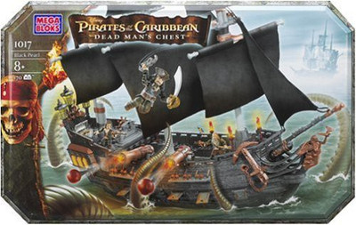 

Mega Bloks Pirates Of The Caribbean Black Pearl Ship Playset(Multicolor)