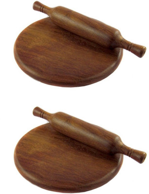 

Crafts World Rolling Pin & Board(Brown, Pack of 4)