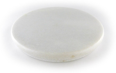 Chave Round White Marble Rolling Panel , Chakla , Roti Maker , Cheese Pastry Cake Cutting Plank 8.7 inch Diameter - Heavy Marble Kitchen Accessories Board(White, Pack of 1) available at flipkart for Rs.275