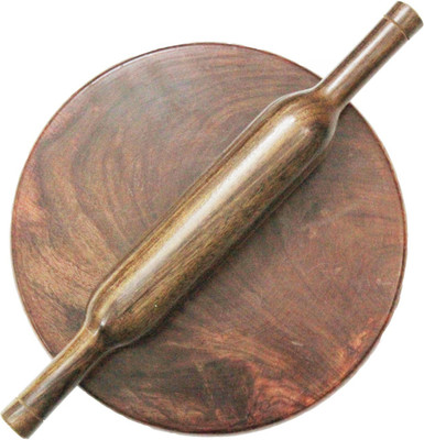 

Woodpedlar 10inch Rolling Pin & Board(Brown, Pack of 1)