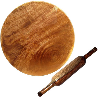

limra handicrafts Rolling Pin & Board(Pack of 1)