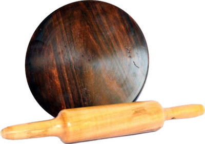 

SG Noor Rolling Pin & Board(Brown, Pack of 2)