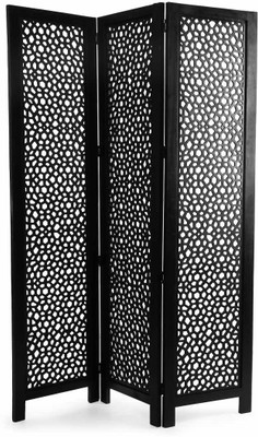 

Decorhand Engineered Wood Decorative Screen Partition(Free Standing, Finish Color - Black)