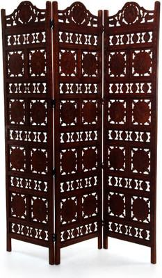 

Decorhand Engineered Wood Decorative Screen Partition(Free Standing, Finish Color - Brown)