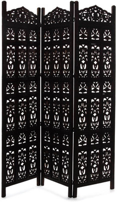 

Decorhand Engineered Wood Decorative Screen Partition(Free Standing, Finish Color - Wallnut)