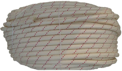 

SAHAS Double Braided Static Rope White(Length: 100 m, Diameter: 12 mm)