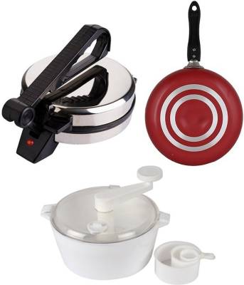 Black Cat Bc55 Dough Maker with Tawa with Roti and Khakra Maker