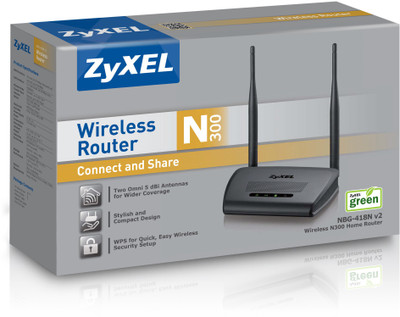 Zyxel NBG 418N V2 300 Mbps Router