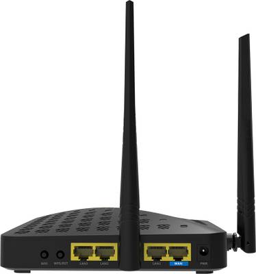 Tenda TE-FH1201 Wireless High Power AC 1200Mbps Dual Band WiFi Router (Black) 