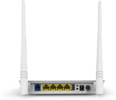 Tenda D301 ADSL2+ 300 Mbps Wireless without Modem Router (White)