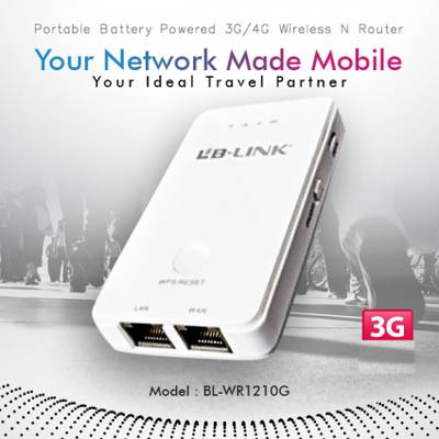 Lb-Link Chargeable 3G WiFi HotSpot Router