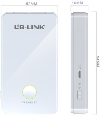 

Lb-Link Chargeable 3G WiFi HotSpot Router(White)