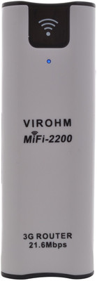 

VirOhm Mifi 2200 WIFI Router(White)
