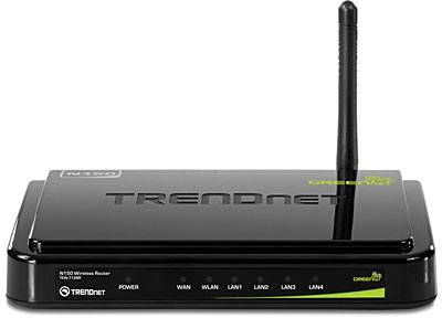TRENDnet N150 Wireless Router (TEW-712BR) (Black) 