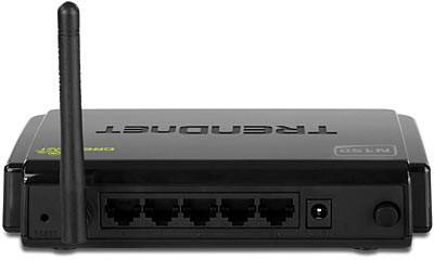 TRENDnet N150 Wireless Router (TEW-712BR) (Black) 