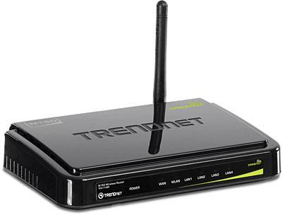 TRENDnet N150 Wireless Router (TEW-712BR) (Black) 