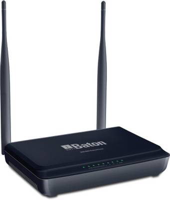 iBall 300M MIMO Wireless-N Router - iB-WRB300N (Black) 