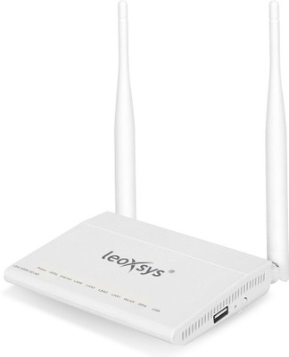 

Leoxsys LEO-300N-3G-AD ADSL2+ WiFi 3G Router Modem Wireless Repeater booster Router(White)