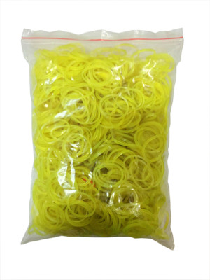 

Flexi Ofiice Rubberbands Yellow - 3/4 inch Diameter 1200 pcs Rubber Band(Pack of 1)