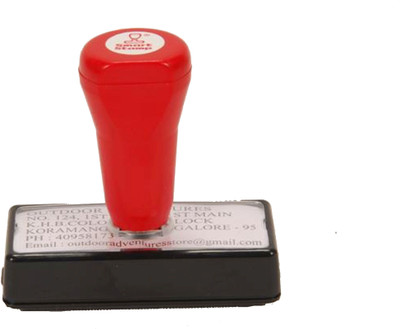 

Smart Stamp Made to Order Pre-inked Flash Stamp(21x65 mm, Blue)