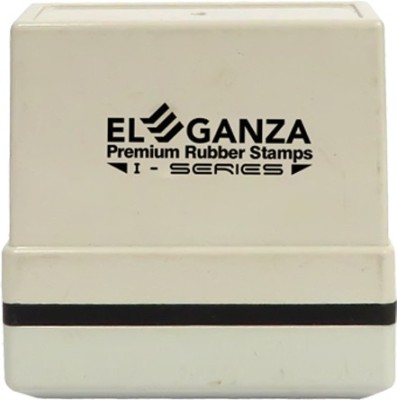 

Eleganza Self Ink "ENTERED" : Size : 45x12 mm Pre-inked Stamp(Medium, Red)