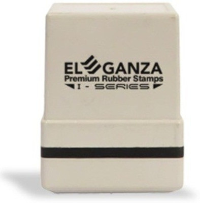 

Eleganza Self Inking Customised with clear impression Size: 32 x 16 mm authorised signatory small address or contact details Pre-inked Rubber Stamp(Standard, Black, Blue, Purple, Red, Green)