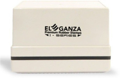 

Eleganza Self Inking Customised with clear impression Size: 67 x 32 mm appropriate for address and details Pre-inked Rubber Stamp(Standard, Black, Blue, Purple, Red, Green)