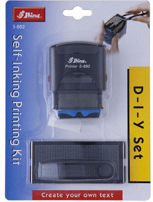 

Shiny S-882 Self Inking Stamp(Small, Blue)
