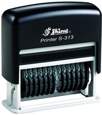 

Shiny S-313 Self Inking Stamp(Small, Blue)