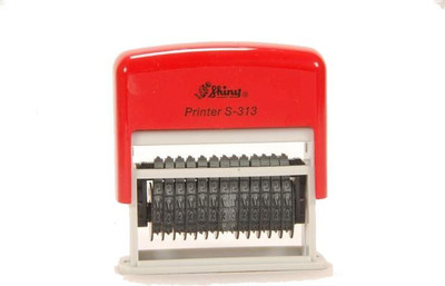 

Smart Stamp Shiny Self-Ink Numbering 13 Digit(3 mm, Black)