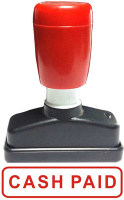 

DURA db stamp CASH PAID Pre inked stamp(Medium, Red)