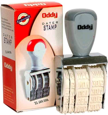 

Oddy Dater (Set of 6) Self-inking Stamp(Small, Multicolor)