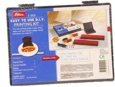 

Shiny DIY Kit Stamp Kit(4, 5 mm, Black)