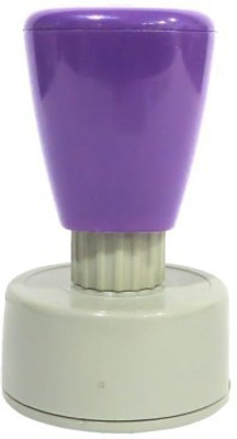 

Eleganza Self Inking Customised with clear impression Size: 33 mm Dia appropriate for organisation round medioum Pre-inked Rubber Stamp(Standard, Black, Blue, Purple, Red, Green)