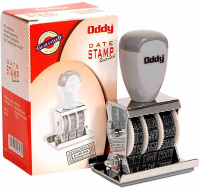 Oddy Dater With Received (Set of 3) Self-inking Stamp(Small, Multicolor)