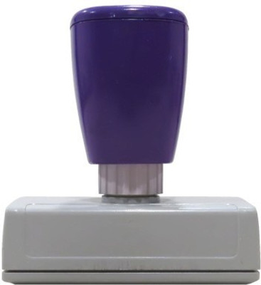 

ELEGANZA Self Inking Customised with clear impression Size: 50 x 12 mm appropriate for 2 line Pre-inked Rubber Stamp(Standard, Black, Blue, Purple, Red, Green)
