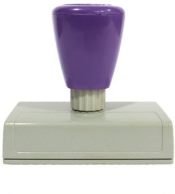 

ELEGANZA Self Inking Customised with clear impression Size: 65 x 26 mm appropriate for address or authorised signatory Pre-inked Rubber Stamp(Standard, Black, Blue, Purple, Red, Green)