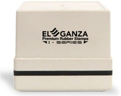 

ELEGANZA Self Inking Customised with clear impression Size: 52 x 33 mm appropriate for address or others atamp Pre-inked Rubber Stamp(Standard, Black, Blue, Purple, Red, Green)