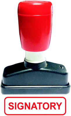 

db Stamp Dura Original Stamp SIGNATORY Preink Stamp(Medium, Red)