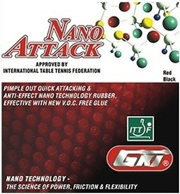 

GKI Nano Attack 2.1 mm Table Tennis Rubber(Black)