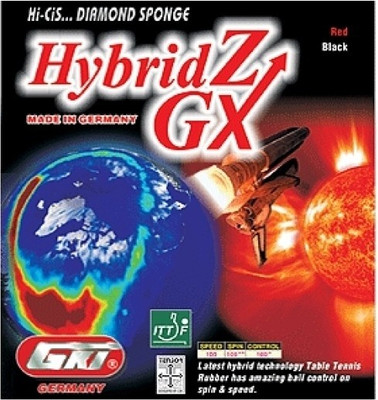 

GKI Hybridz GX Max Table Tennis Rubber(Black)