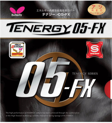 Butterfly Tenergy 05 FX 2.1 mm Table Tennis Rubber(Black)