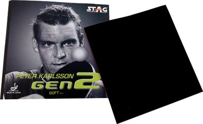 Stag Peter Karlsson Gen2 Hard 1.8 mm Table Tennis Rubber(Black) available at flipkart for Rs.2880
