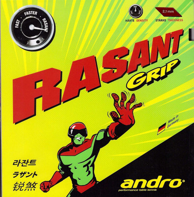 

Andro Rasant Grip 2.1 mm Table Tennis Rubber(Red)