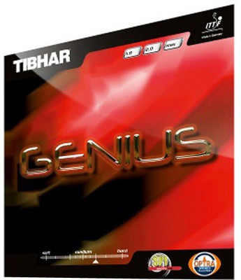 

Tibhar genius 11.3 mm Table Tennis Rubber(Black)