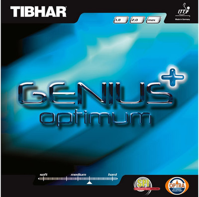 

Tibhar Genius + Optimum Max Table Tennis Rubber(Red)
