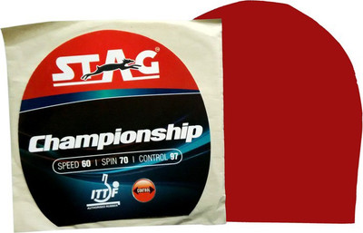 

Stag Championship 1.8 mm Table Tennis Rubber(Red)