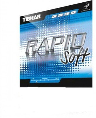 

Tibhar rapid soft 11.3 mm Table Tennis Rubber(Black)